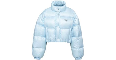 baby blue prada puffer